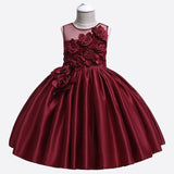 robe fille d'honneur rouge