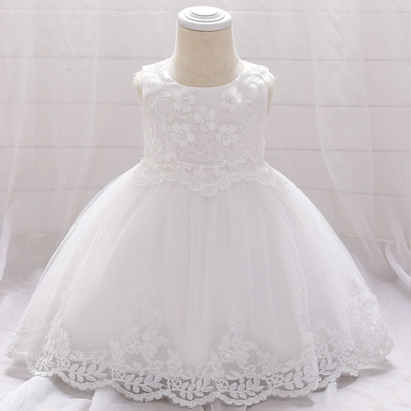 robe de ceremonie bebe fille blanche 