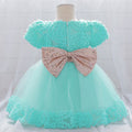 robe bébé turquoise anniversaire
