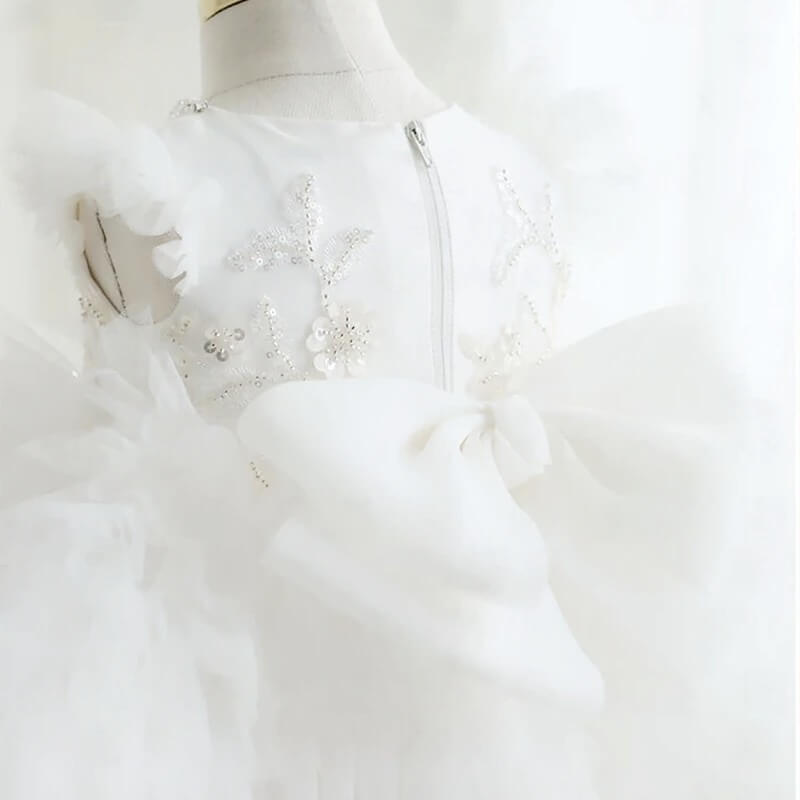 Robe d'exception de baptême bébé fille