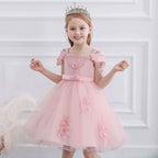 robe de cérémonie fille rose
