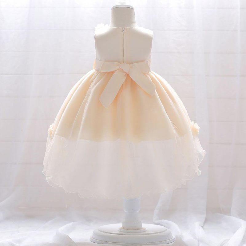robe de princesse bébé champagne