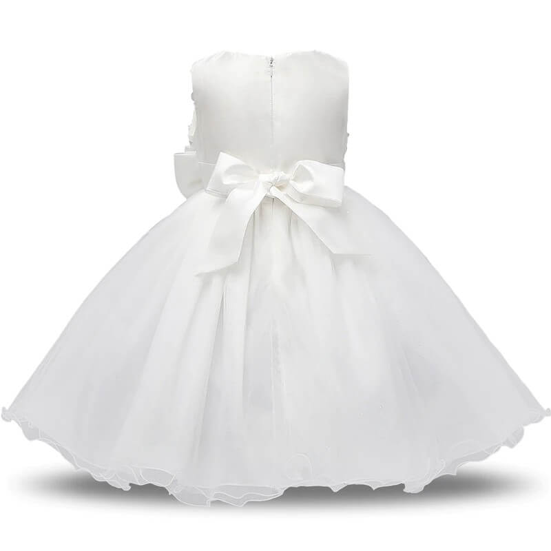 robe de princesse fille blanc carline