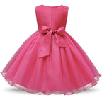 robe de princesse fille carline fuchsia