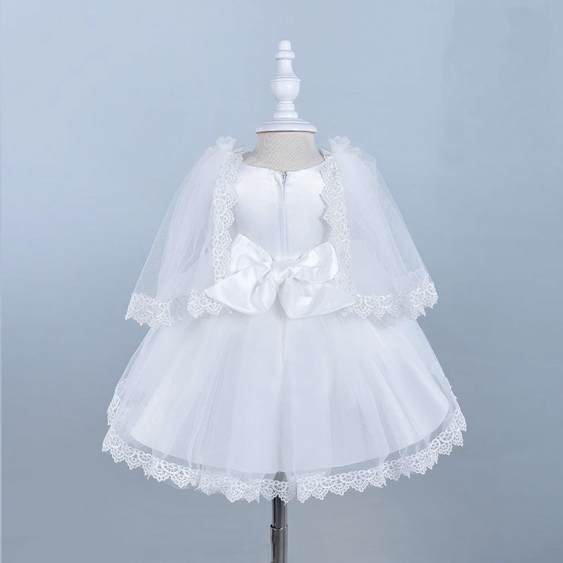 robe en tulle bébé baptême fille