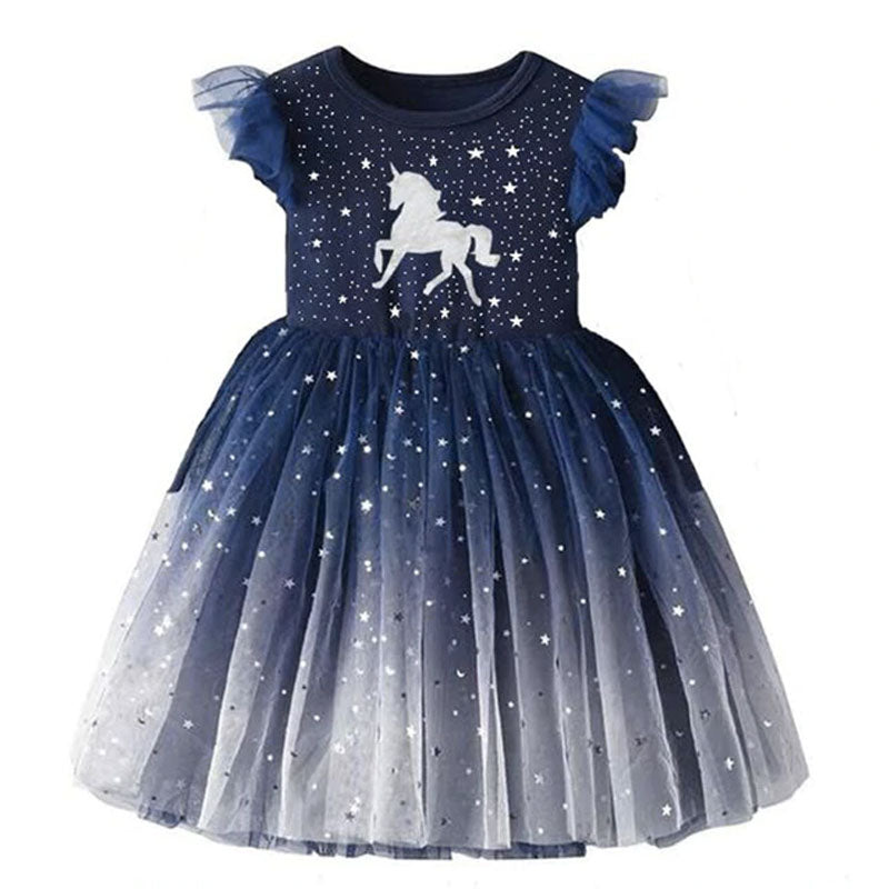 robe licorne fillette
