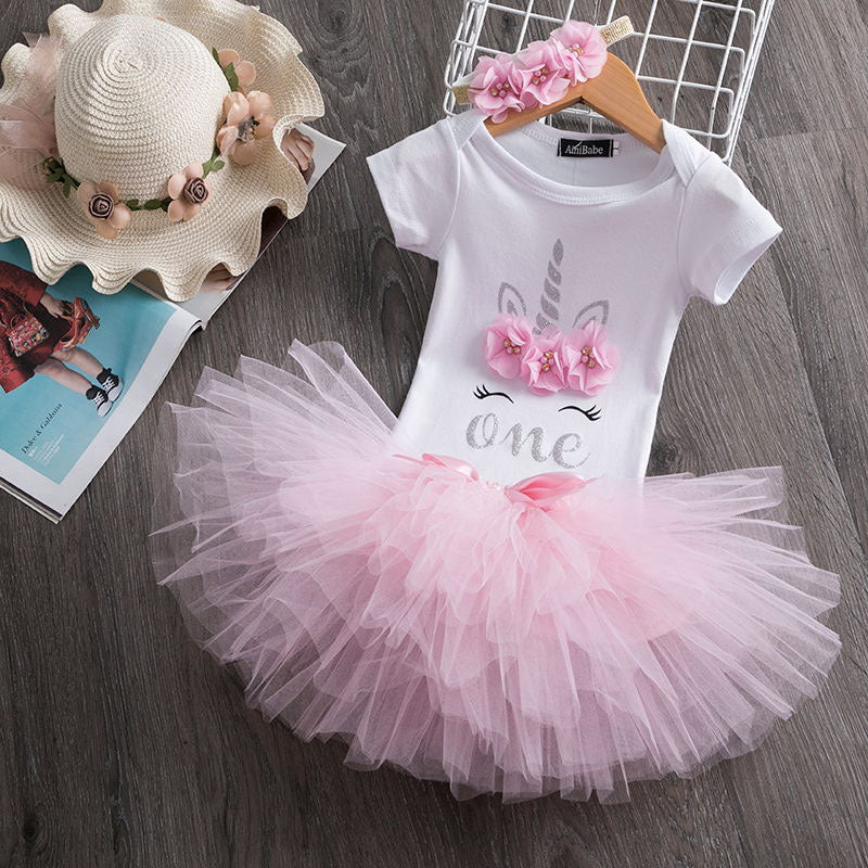 robe licorne bébé princesse 1 an