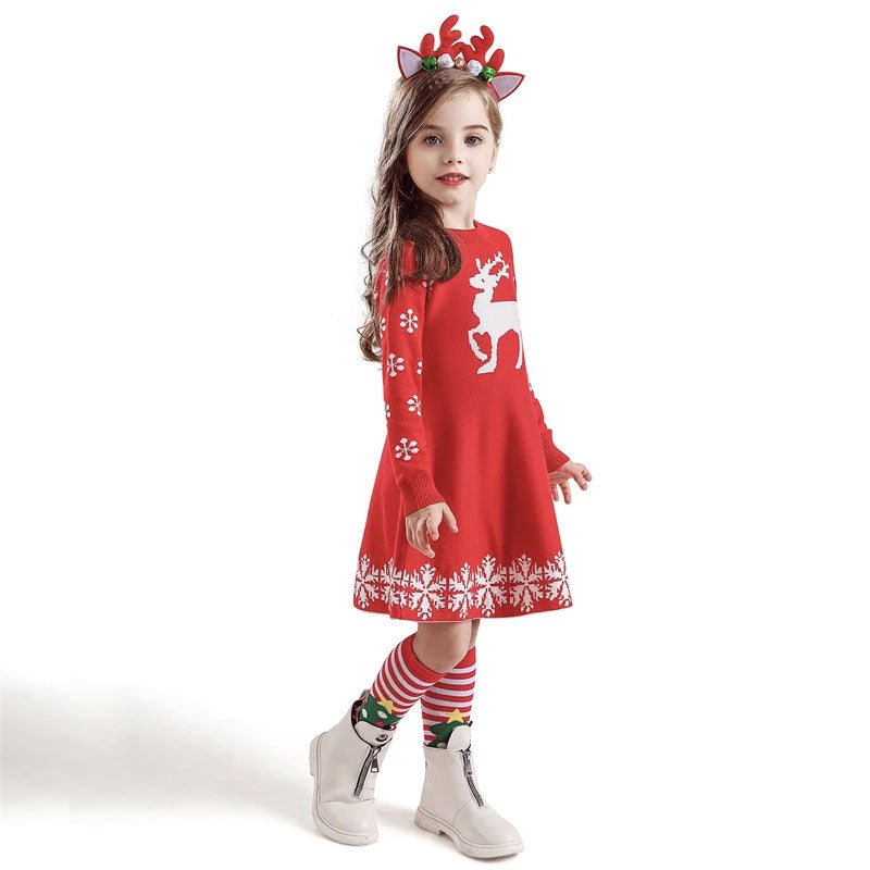 robe noel enfant rouge