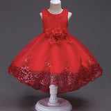 robe princesse muguet rouge