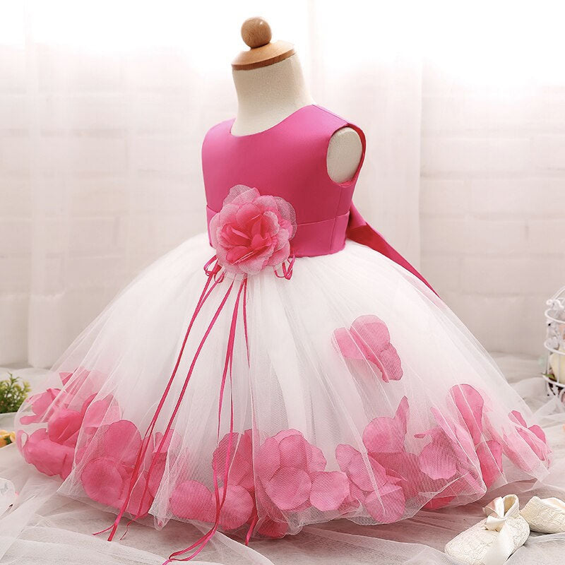 robe princesse pétale de rose