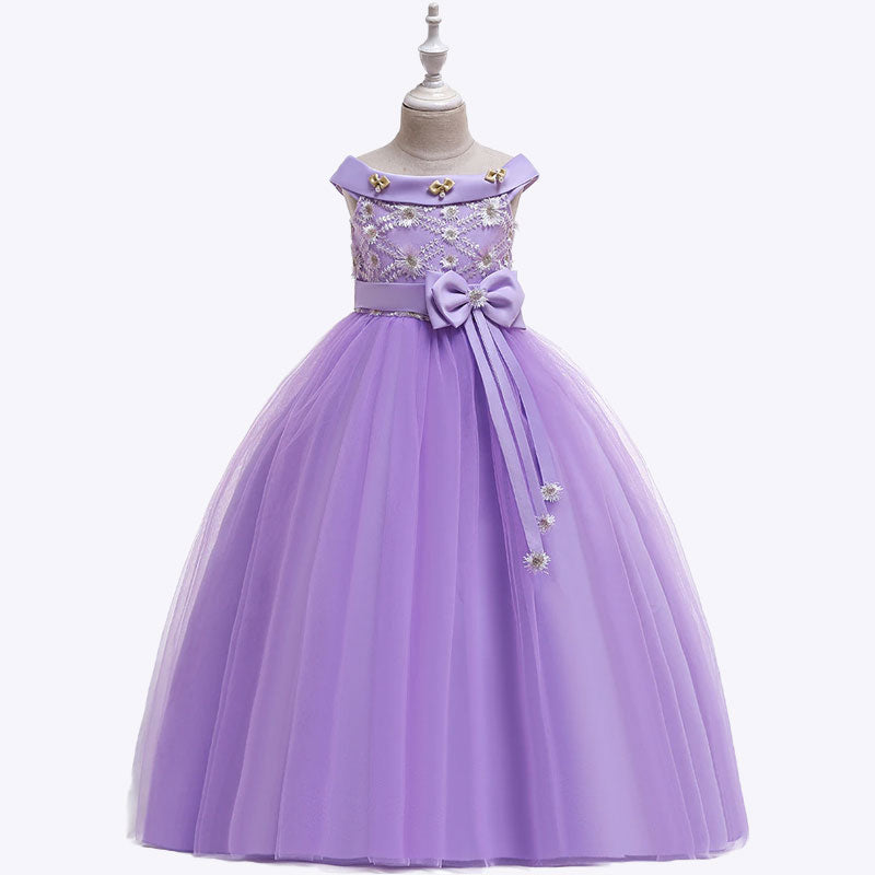 robe princesse violette petite fille