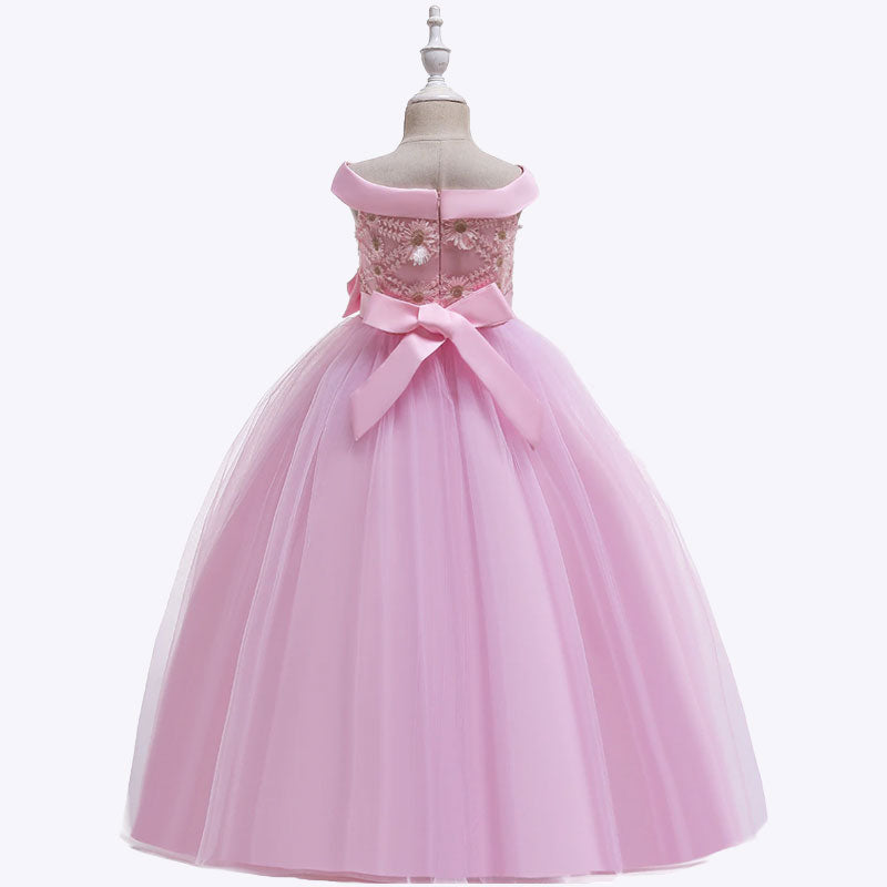 robe rose princesse petite fille