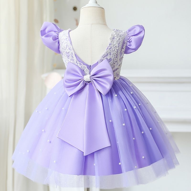 robe tutu fille violette